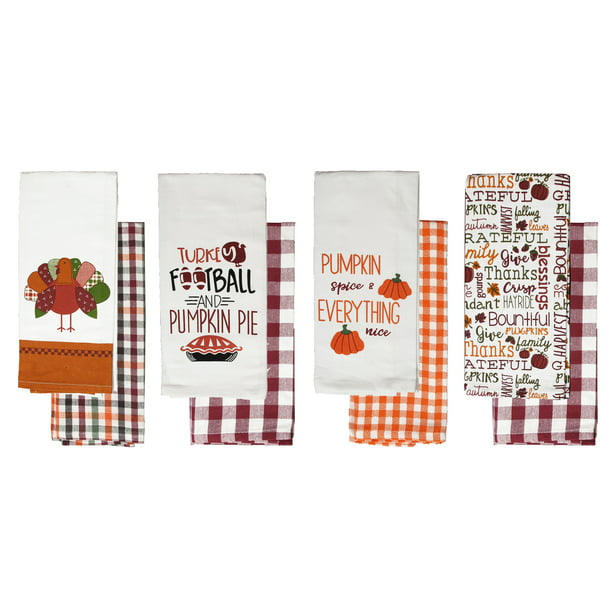 Handcrafted Fall Kitchen Decor Autumn Leaves Are Falling Hanging Dish Towel
